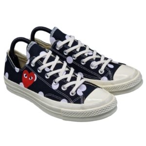 Comme des Garcons PLAY x Converse Chuck Taylor All Star 70 Ox Polka Dot Black